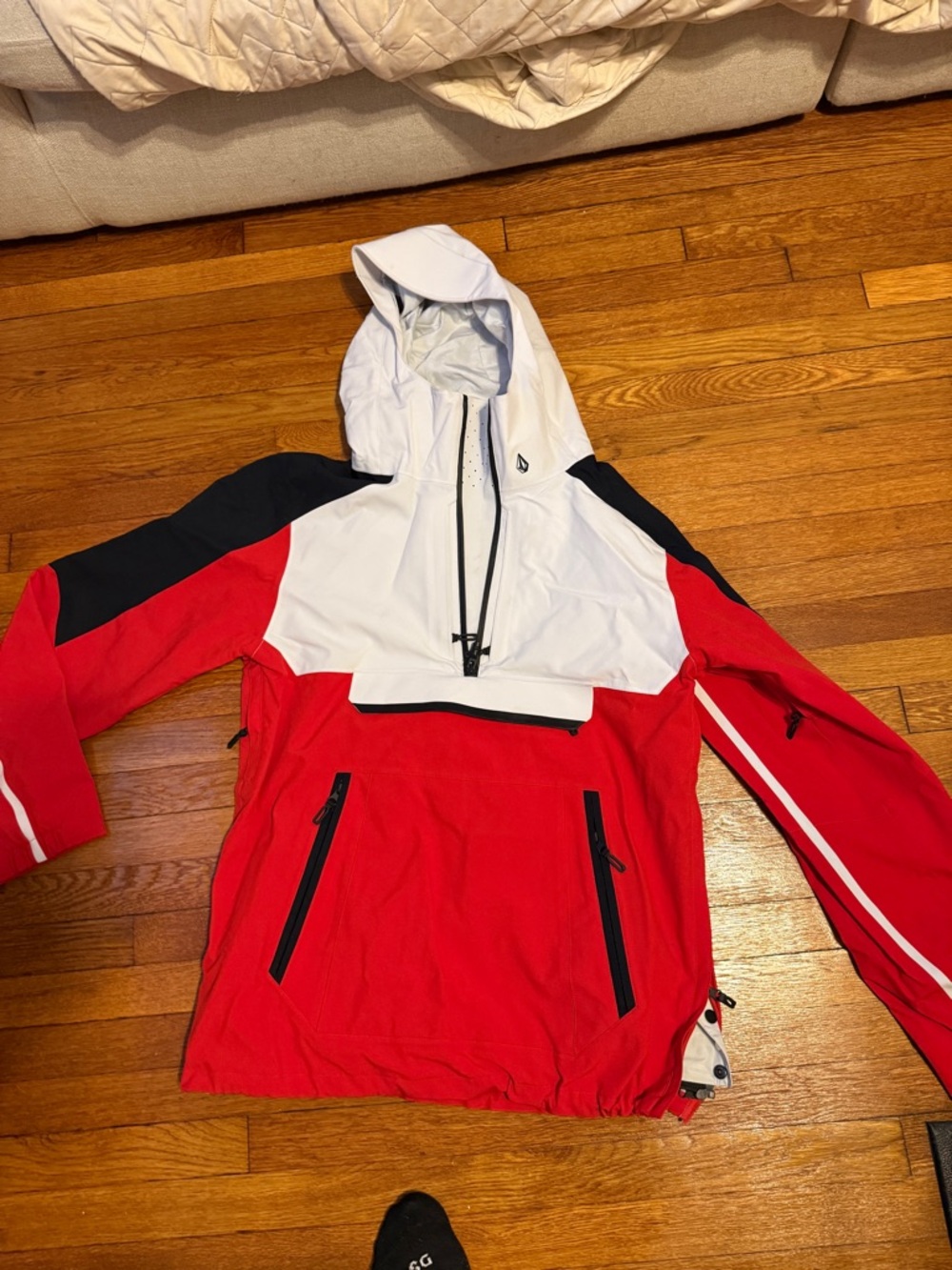 Volcom Cream Pullover Hooded Jacket